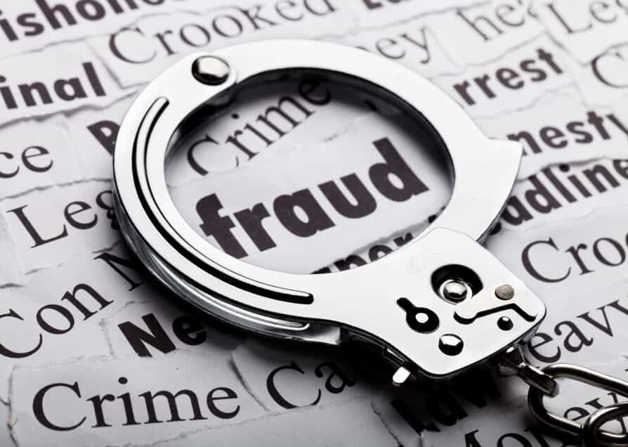 Fraud & handcuffs related to white collar crimes